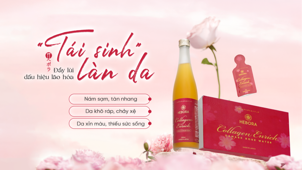 Tinh hoa nuôi dưỡng vẻ đẹp thanh xuân: TPBVSK Hebora Collagen Enrich